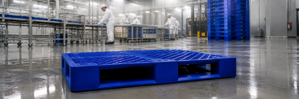 PALETTES EN PLASTIQUE ALIMENTAIRE : Comment choisir le bon modèle selon la manutention, le rack, le congélateur, le lavage et les audits